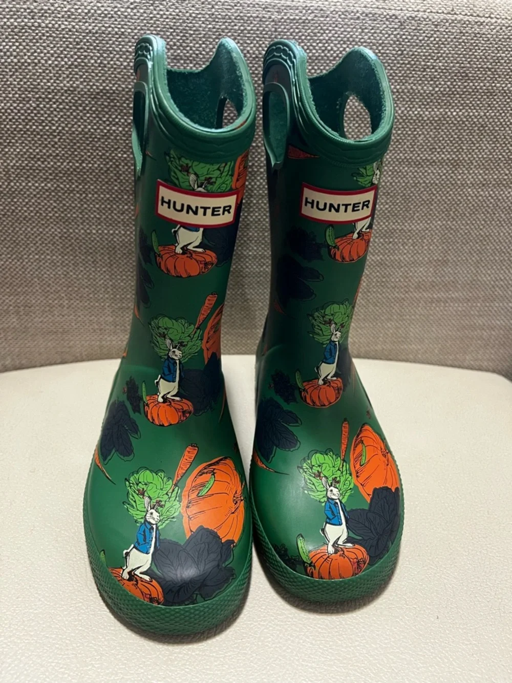 Hunter Kids The Peter Rabbit Limited Edition Rain Boots Size 10